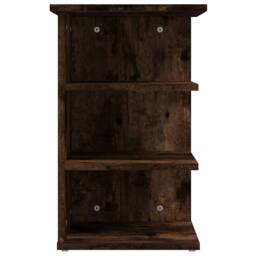 Berkfield Home Side Cabinet Smoked Oak 35x35x55 cm Engineered Wood in Brown - Size: 35 x 35 x 55 cm - thumbnail 6