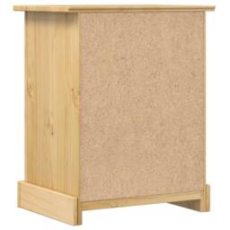 Berkfield Home Bedside Cabinet Corona 53x39x66 cm Solid Wood Pine in Brown - Size: 53 x 39 x 66 cm - thumbnail 6