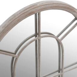 Berkfield Home Mirror Sand 60x45 cm Iron for Indoor Use in Cream - thumbnail 5