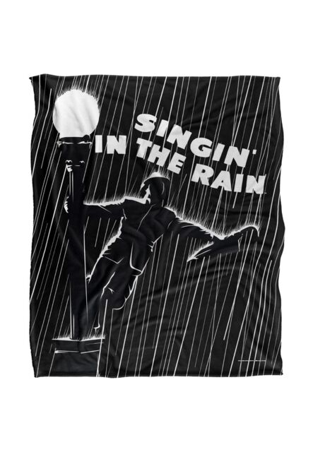 Warner Bros. Singing In The Rain Silky Touch Super Soft Throw Blanket 152 X 127 cm in White - image 1