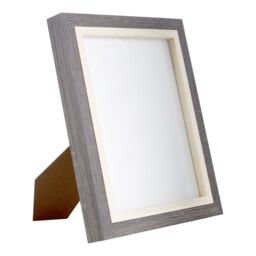Orsina Box 8 x 10 Two Tone Photo Frame in Grey - thumbnail 3