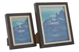 Orsina Box 8 x 10 Two Tone Photo Frame in Grey - thumbnail 4