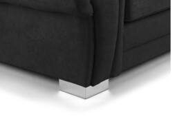 Furniture 786 Chingford Full Back 2 Seater Sofa Chenille Fabric in Black - thumbnail 3