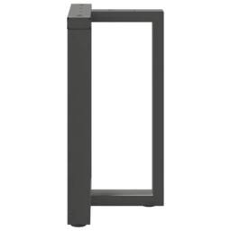 Berkfield Home Dining Table Legs T-Shaped¬†2 pcs Anthracite 60x35x(72-73) cm Steel in Dark Grey - thumbnail 5