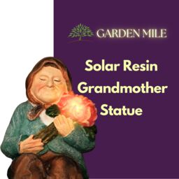 Marco Paul Solar Light Sitting Grandparent Garden Ornaments - thumbnail 4