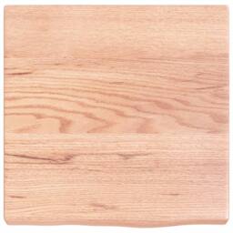 Berkfield Home Wall Shelf Light Brown 40x40x(2-4) cm Treated Solid Wood Oak - thumbnail 4
