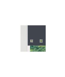 New Edge Blinds Square Eyelet Edge Roller Blind 165cm Drop Slate Grey - Size: 85 cm width x 165 cm drop - thumbnail 2