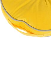 Homescapes Round Cotton Floor Cushion Soft, Comfy & Machine Washable in Yellow - thumbnail 4