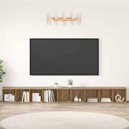 Berkfield Home TV Cabinet 3 pcs Artisan oak 37 x 35 x 107.5 cm Engineered wood in Brown - thumbnail 2