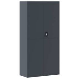 Berkfield Home File Cabinet Anthracite 90x40x180 cm Steel in Charcoal - Size: 90 x 40 x 180 cm - thumbnail 1