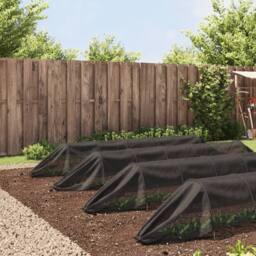 Berkfield Home Netting Tunnels 4 pcs Black Steel & Polyethylene - thumbnail 3