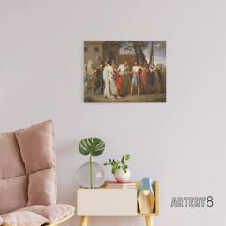 "Artery8 De Ribera Cincinnatus Abandons The Plough Canvas Wall Art Print - Size: W18"" x H24""" - thumbnail 3