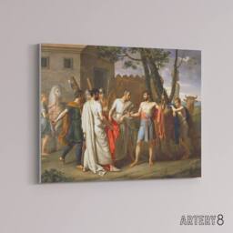 "Artery8 De Ribera Cincinnatus Abandons The Plough Canvas Wall Art Print - Size: W18"" x H24""" - thumbnail 2