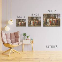 "Artery8 De Ribera Cincinnatus Abandons The Plough Canvas Wall Art Print - Size: W18"" x H24""" - thumbnail 4
