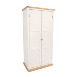 Cabinet Bits Trevi 2 Door Wardrobe Chrome Knob in Off-White - thumbnail 2