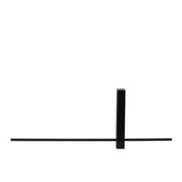 Lucide 'SEGIN' Non Dimmable Stylish Mountable Indoor Decor LED Wall Light in Black - thumbnail 2