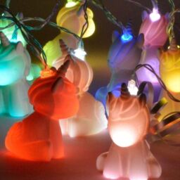 Fizz Creations Unicorn Colour Changing LED String Lights Approx 200cm Length - thumbnail 4