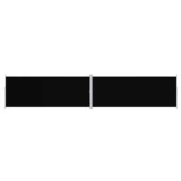 Berkfield Home Retractable Side Awning Black 200x1000 cm - thumbnail 3