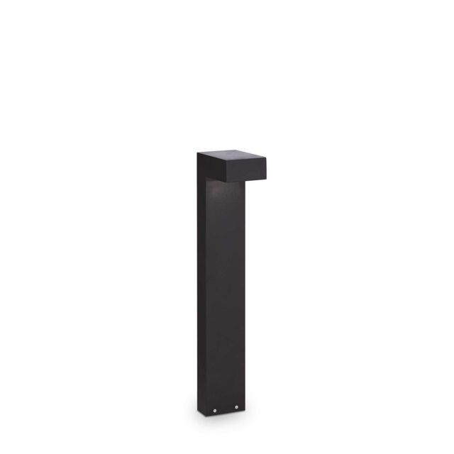 Netlighting Sirio 2 Light Small Outdoor Bollard Black IP44 G9