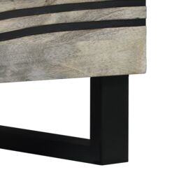 Berkfield Home Bedside Tables with Drawer White & Black 50 x 33 x 60 cm - thumbnail 8