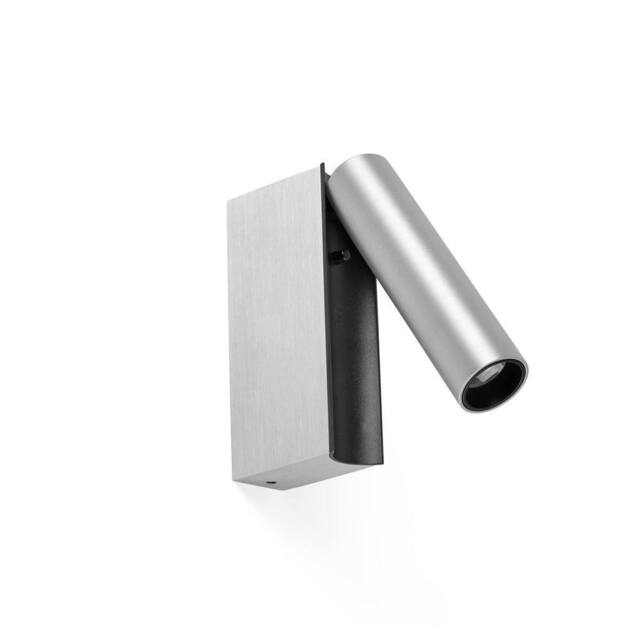 Netlighting Cronos LED Reading Wall Light Brushed Aluminium 2700K in Grey - image 1