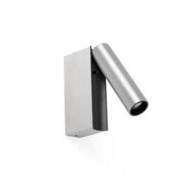 Netlighting Cronos LED Reading Wall Light Brushed Aluminium 2700K in Grey - thumbnail 1