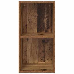 Berkfield Home TV Cabinet with Shelf Old wood 37 x 37 x 72 cm Engineered wood in Brown - thumbnail 7