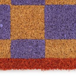 Kukoon Front Door Mat Natural Coir Dirt Catching Rug - Heya in Beige - Size: 45 cm x 70 cm - thumbnail 5