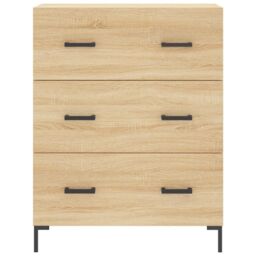 Berkfield Home Sideboard Sonoma Oak 69.5x34x90 cm Engineered Wood in Brown - thumbnail 5