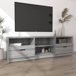 Berkfield Home TV Cabinet Grey Sonoma 150x33.5x45 cm Engineered Wood