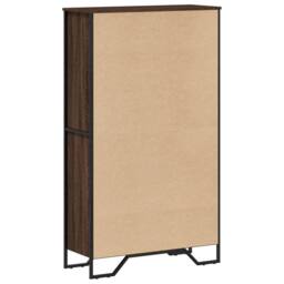 Berkfield Home Bookcase Brown Oak 80x31x137.5 cm Engineered Wood - thumbnail 6