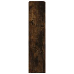 Berkfield Home Shoe Cabinet Smoked Oak 80x21x87.5 cm Engineered Wood in Brown - thumbnail 6