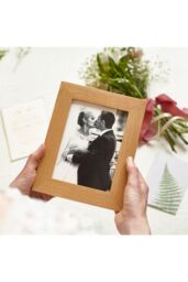 MijMoj Design Oak Photo Frame 6x4 in Light Oak - thumbnail 4