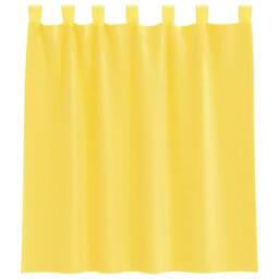 Berkfield Home Voile Curtains with Loops 2 pcs Yellow 140x140 cm - thumbnail 4