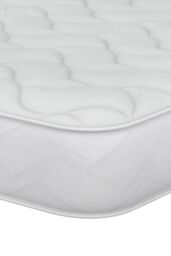 Aspire UK Made Support Rolled Mattress in White - Size: Small Single - thumbnail 2