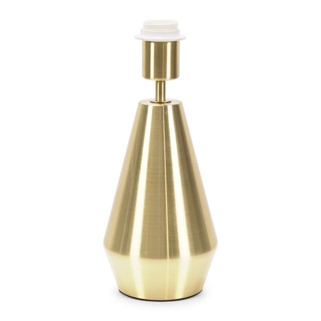 ValueLights Jax Metal Pear Shaped Dimmable Touch Table Lamp Base in Gold - image 1