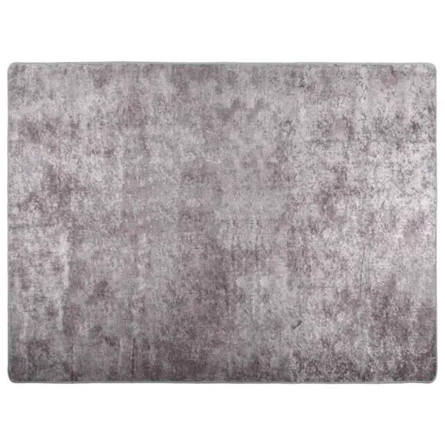 Berkfield Home Rug Washable Grey 400x300 cm Anti Slip - Size: 100 cm diameter - image 1