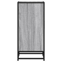 Berkfield Home Sideboard Grey Sonoma 35.5x35x76 cm Engineered Wood & Metal - thumbnail 5