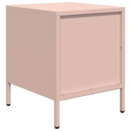 Berkfield Home Timeless Bedside Cabinets¬†2 pcs Pink 35x39x43.5 cm Steel - thumbnail 8