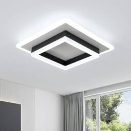 Pheashine Modern LED Ceiling Light 30 W 3250 LM Cold White 6500 K in Black - thumbnail 1