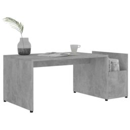 Berkfield Home Coffee Table Concrete Grey 90x45x35 cm Engineered Wood - Size: 90 x 45 x 35 cm - thumbnail 3