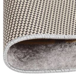 Berkfield Home Rug Washable œÜ120 cm Grey Anti Slip - Size: Medium - thumbnail 2