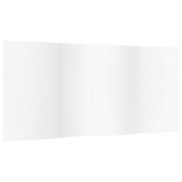 Berkfield Home Room Divider¬†White 165x400 cm¬†Bamboo in White - Size: 165x400 cm - thumbnail 2
