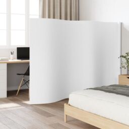 Berkfield Home Room Divider¬†White 165x400 cm¬†Bamboo in White - Size: 165x400 cm