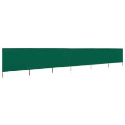 Berkfield Home 6-panel Wind Screen Fabric 800x160 cm Green - thumbnail 1
