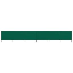 Berkfield Home 6-panel Wind Screen Fabric 800x160 cm Green - thumbnail 2