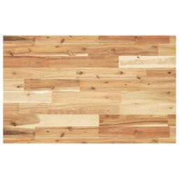 Berkfield Home Table Top Rectangular 120x50x4 cm Solid Wood Acacia in Brown - Size: 120 x 50 x 4 cm - thumbnail 2