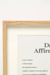 Homescapes Affirmations Wall Art, 30 x 40cm, Set of 2 in Beige - Size: 30 x 40 cm - thumbnail 4