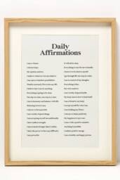 Homescapes Affirmations Wall Art, 30 x 40cm, Set of 2 in Beige - Size: 30 x 40 cm - thumbnail 2