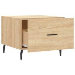 Berkfield Home Coffee Tables 2 pcs Sonoma Oak 50x50x40 cm Engineered Wood in Brown - Size: 50 x 50 x 40 cm - thumbnail 7